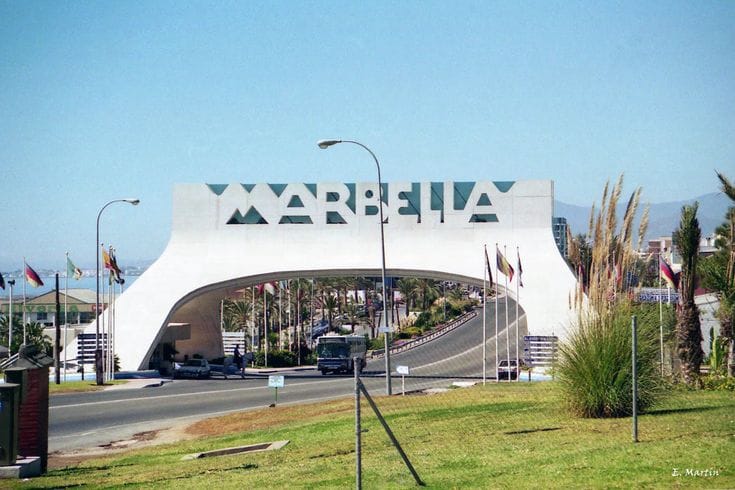 Ferry crossing the Strait of Gibraltar during a day trip from Marbella to Tangier